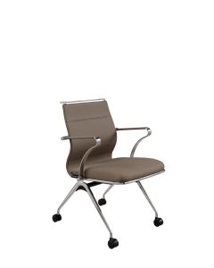 Коричневый Стул на колесиках ErgoLife Sit Well M4-192K - Bahama Коричневый