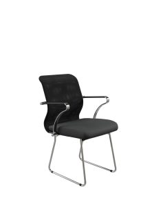 Стул ErgoLife Sit 8 M4-8K — X2+UMF(X1) Черный/Хром/Вогнутый
