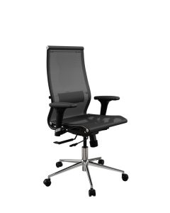 Кресло ErgoLife SynchroSit 10 B2-189D — T Черный/Хром