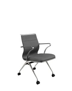 Стул на колесиках ErgoLife Sit Well M4-192K — Bahama Темно-серый